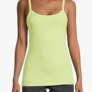 No Boundaries Rib Stretch Cami Adrenaline Lime